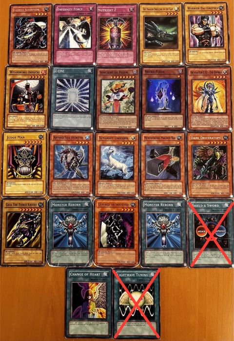 Yu-Gi-Oh! - 117 cartas originais variadas