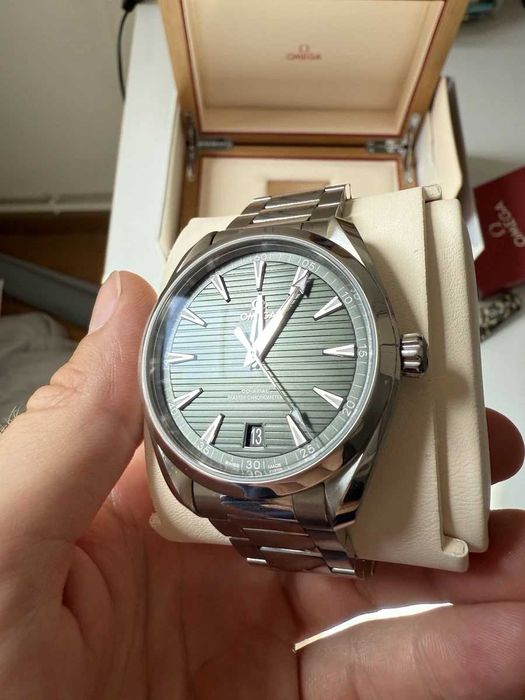 Omega Seamaster Aqua Terra Conjunto Completo Novo