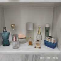 Lote de 10 frascos de perfume vazios