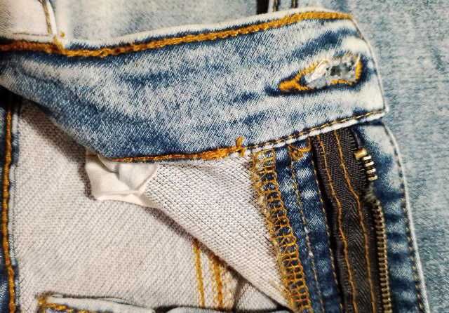 Denim Destination jeans marmurki na 164 cm pas 76 cm