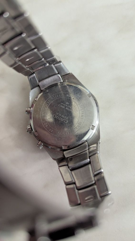 Часы Casio edifice ef 501 chronograph, годинник касіо хронограф