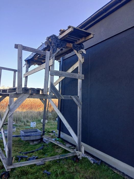 Rusztowanie drewniane