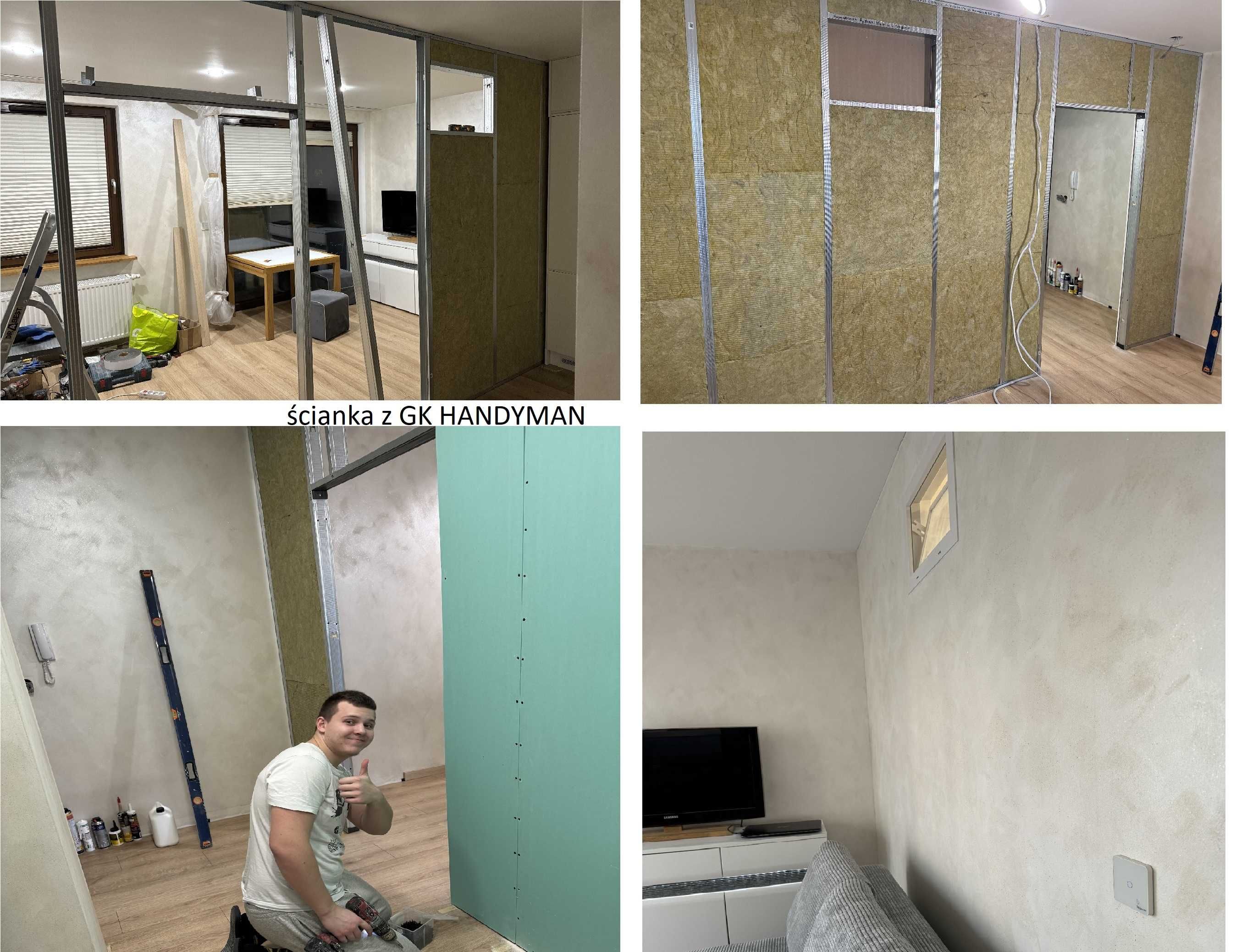Handyman, złota rączka, Муж на час-remont, montaż drzwi, okien, mebli.