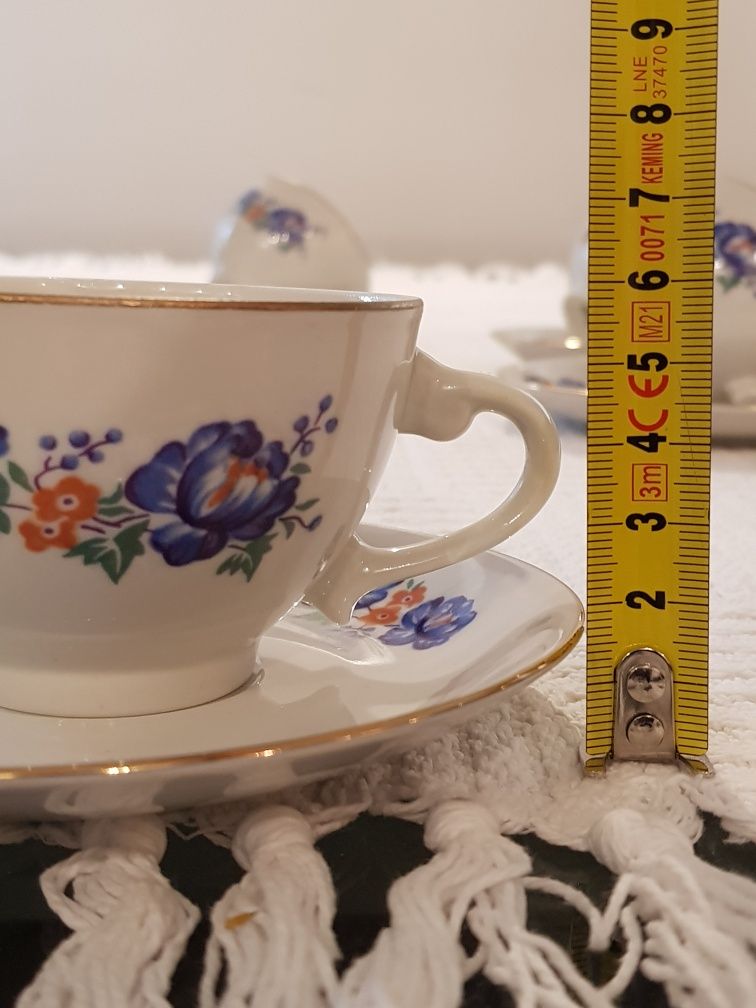 Porcelana Włoclawek,  serwis do kawy,  herbaty Vintage