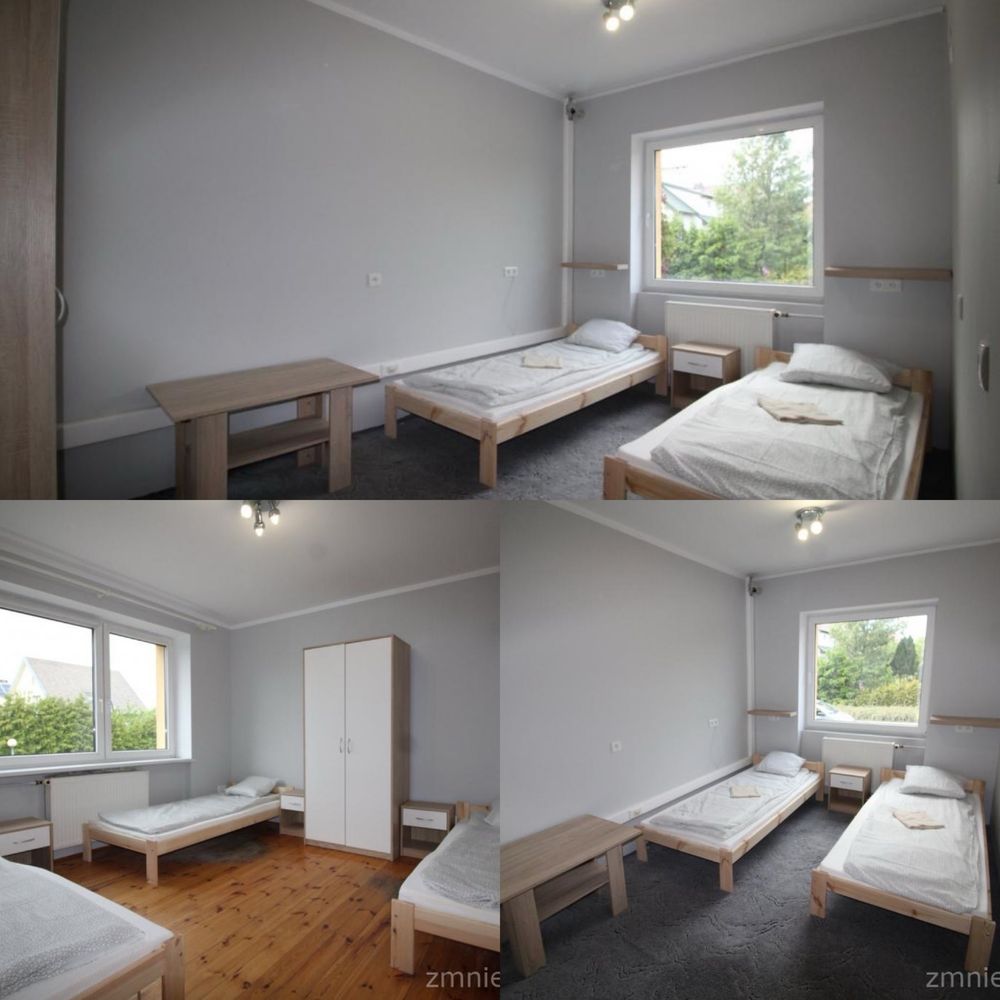 Hostel noclegi pracownicze wysoki standard niska cena pokoje 2 3 4