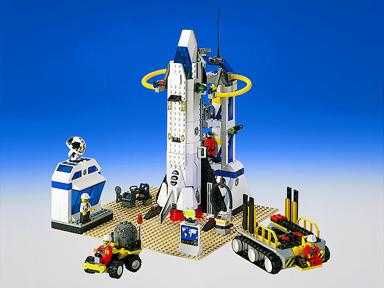 LEGO Town Space Port 6456 Mission Control Rakieta 1999