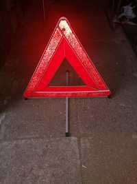 Stary trójkąt ostrzegawczy z lat 90 nieużywany