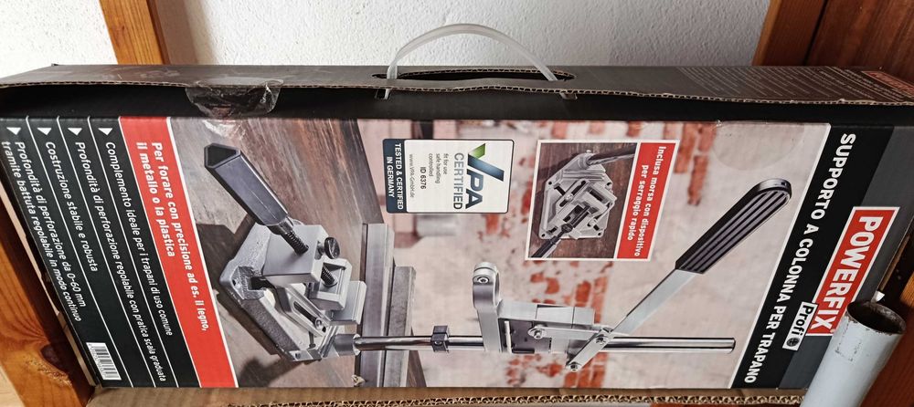 Base com suporte para berbequim Powerfix