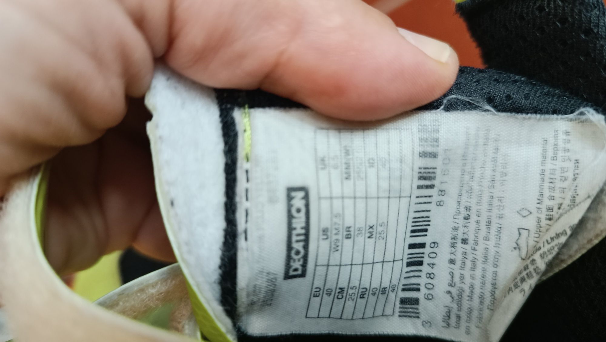 Sapatos encaixe btwin