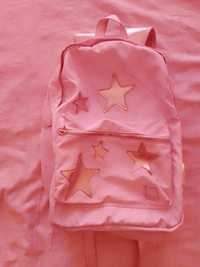 Mochila escolar rosa