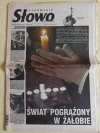Archiwalny egzemplarz "Słowa ludu" wyd. radomskie z 5.kwietnia 2005