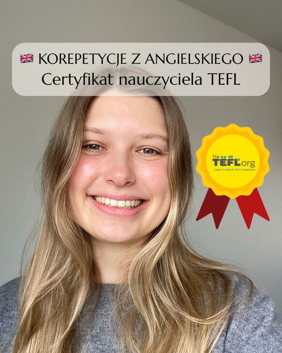 Korepetycje z języka angielskiego