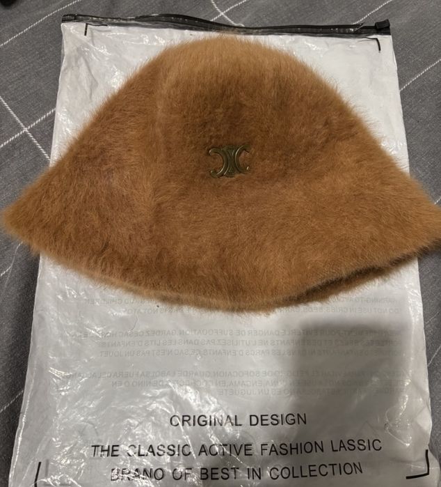 Зимняя панама из альпаки