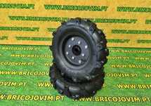 Rodas Pneumáticas para Motoenxada - 400x8 com Eixos 23mm