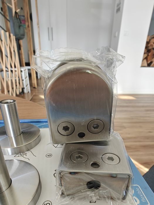 Suporte de vidro - aço inoxidável 304 ajustável braçadeiras para vidro