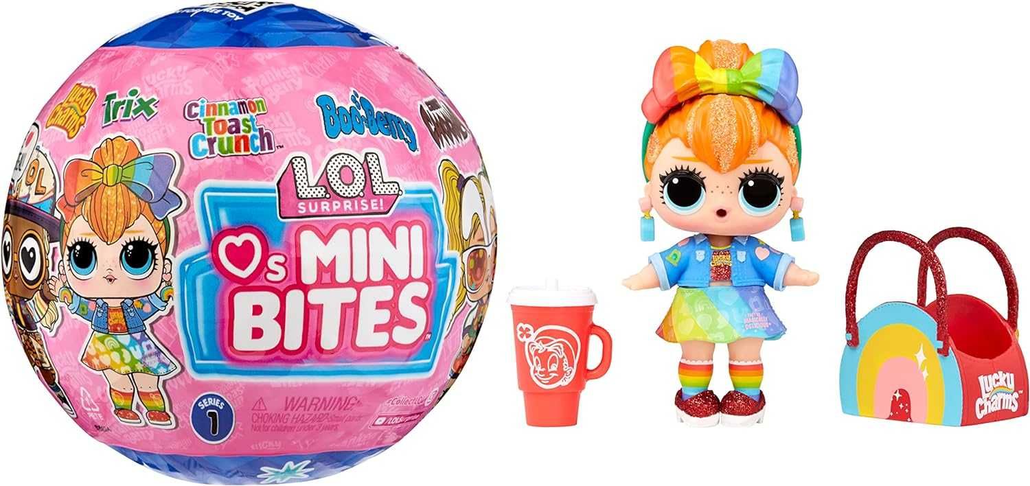 Куклы ЛОЛ тематика хлопьев LOL Surprise Loves Mini Bites Cereal Dolls