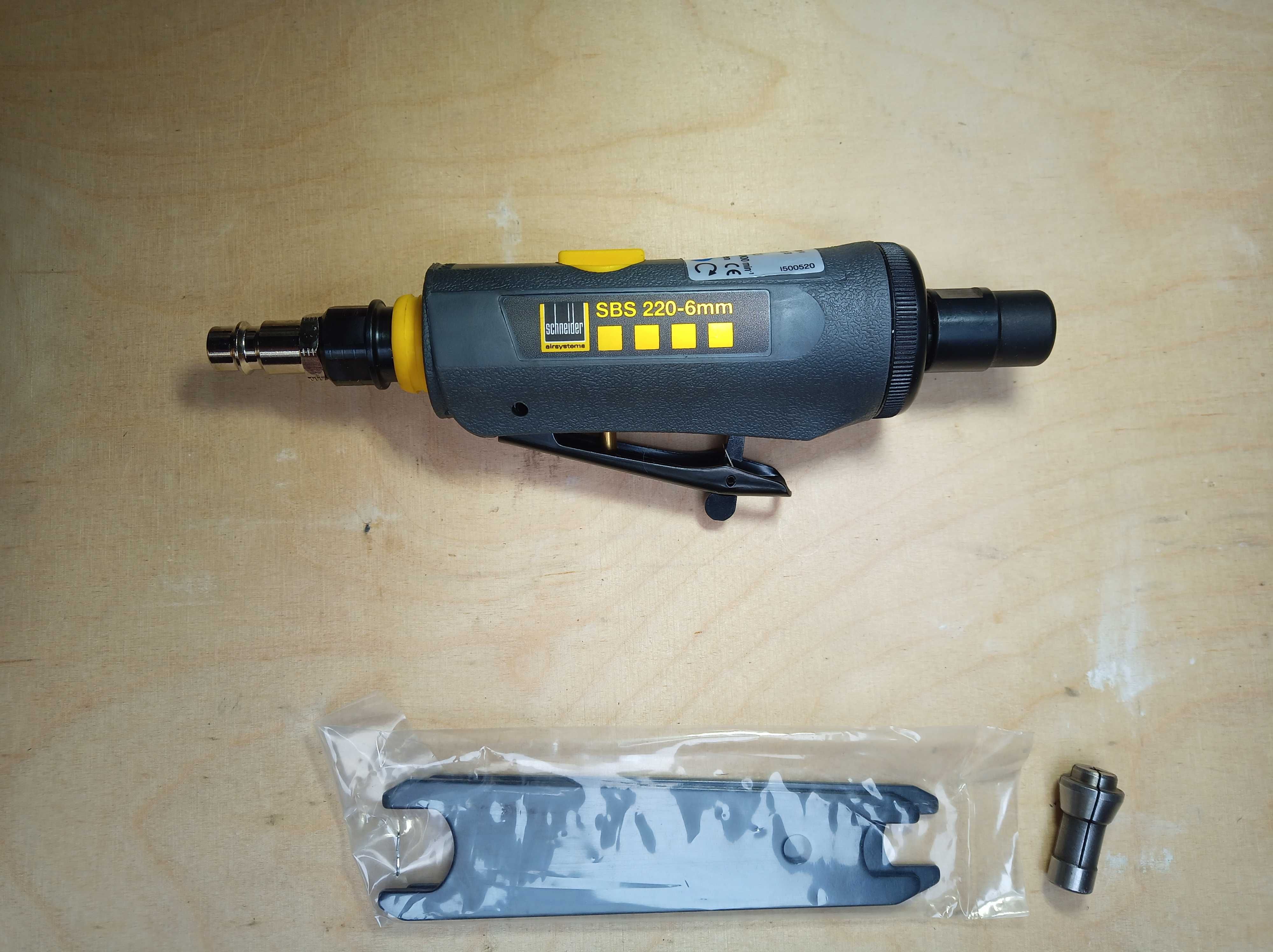 Szlifierka pneumatyczna prosta SBS 220 - 6mm Schneider Airsystems