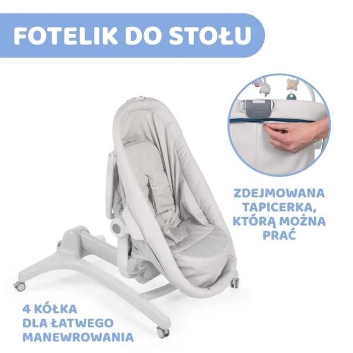 Chicco Baby Hug 4w1 z dodatkowym materacem marki Ruken