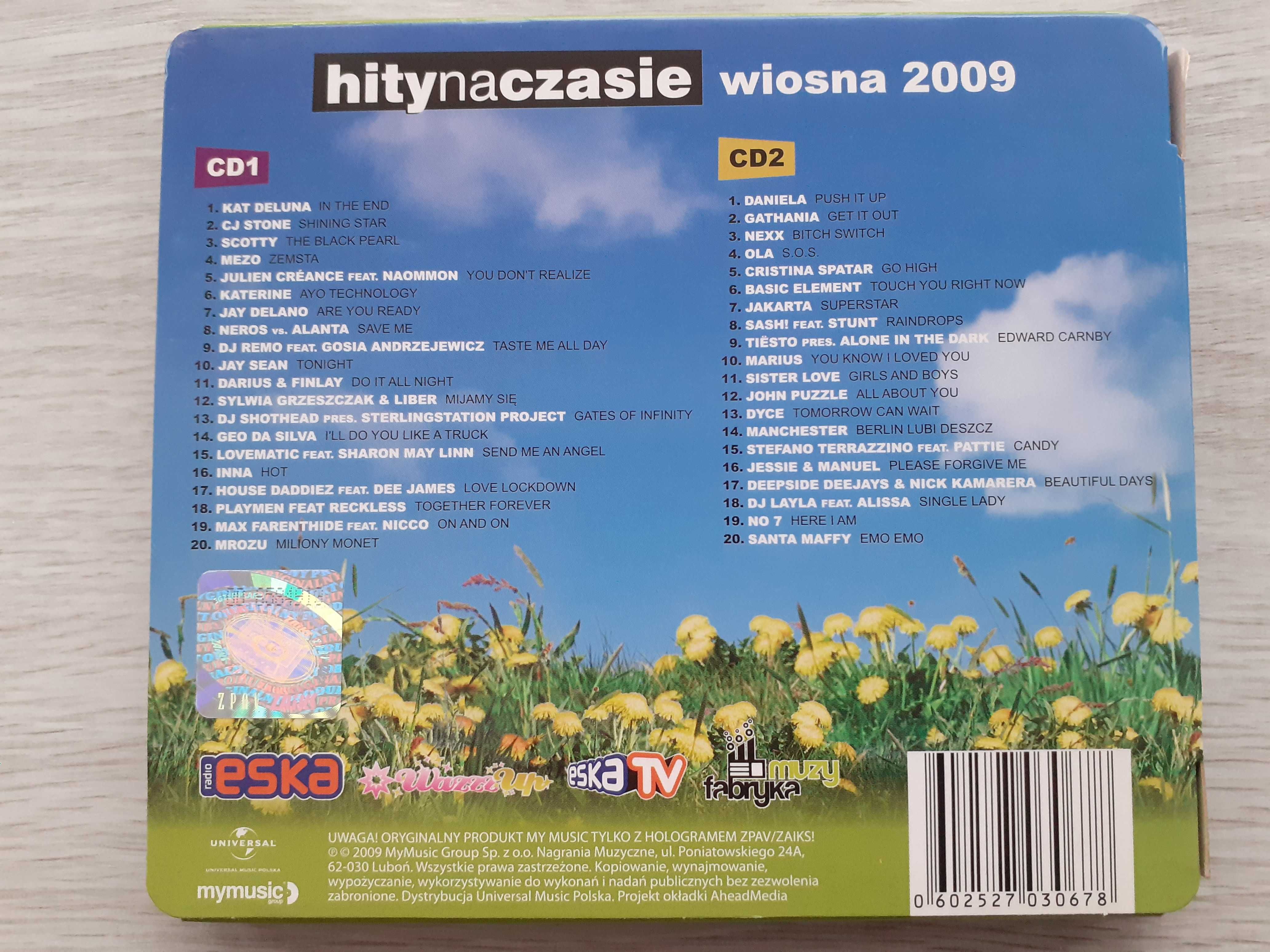 Eska Hity na czasie wiosna 2009 - 2 x CD