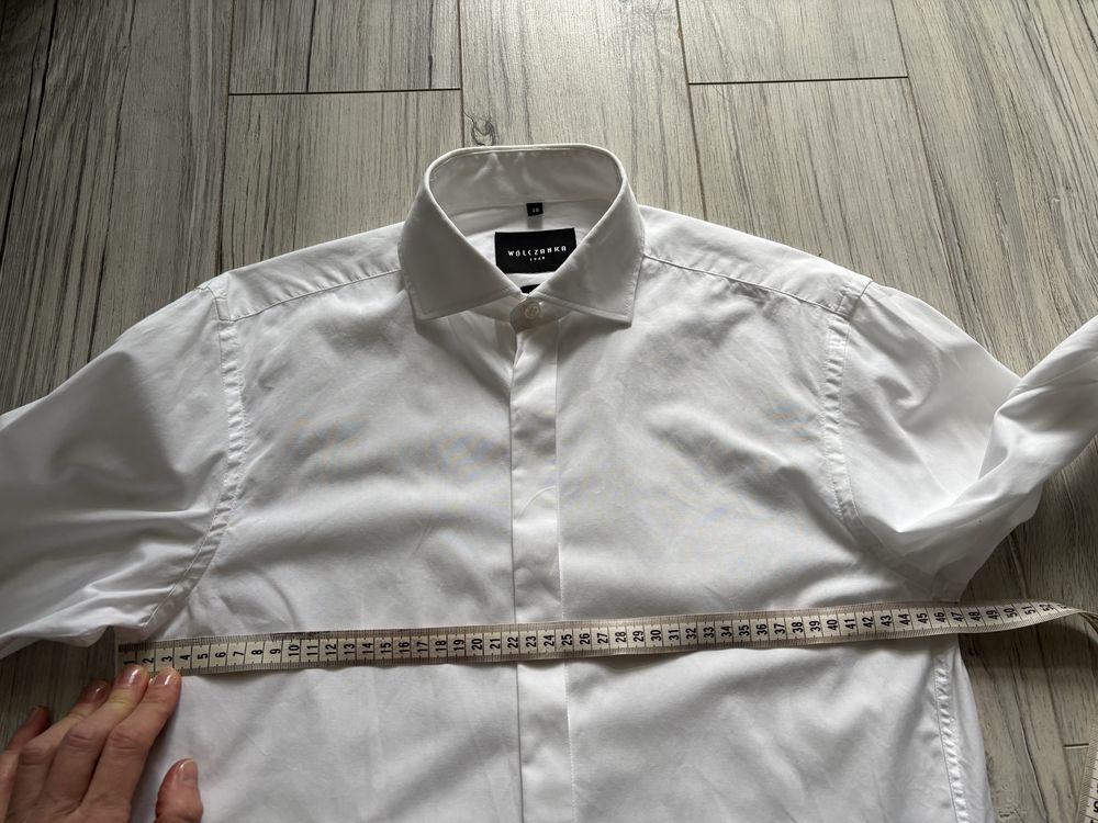 elegancka koszula WÓLCZANKA S 38 176 chlopieca mlodziezowa