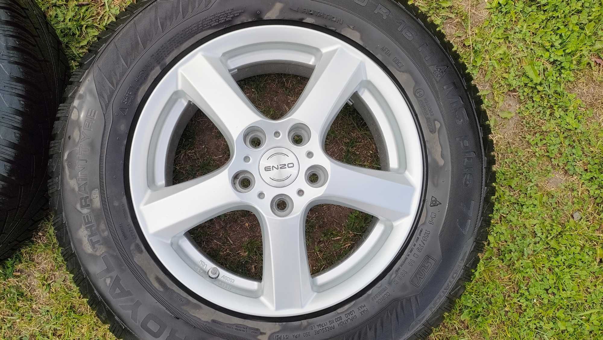 Felgi alufelgi z oponami zima kia hyundai ix35 6,5jx16 et45 5x114,3