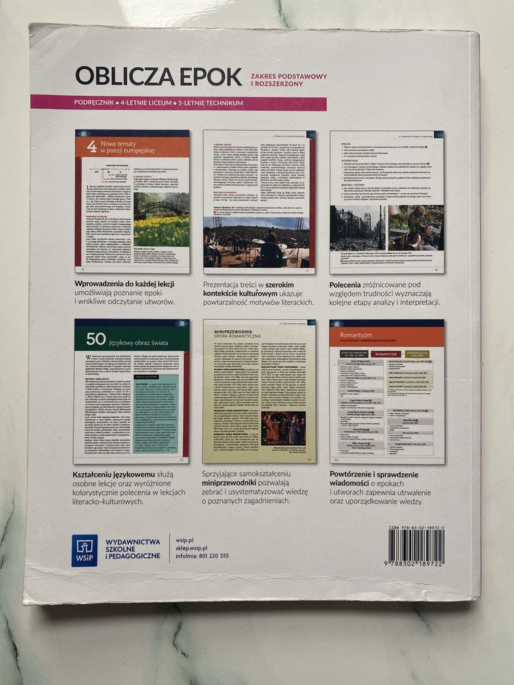 Podręcznik oblicza epok 2.1 dla liceum i technikum