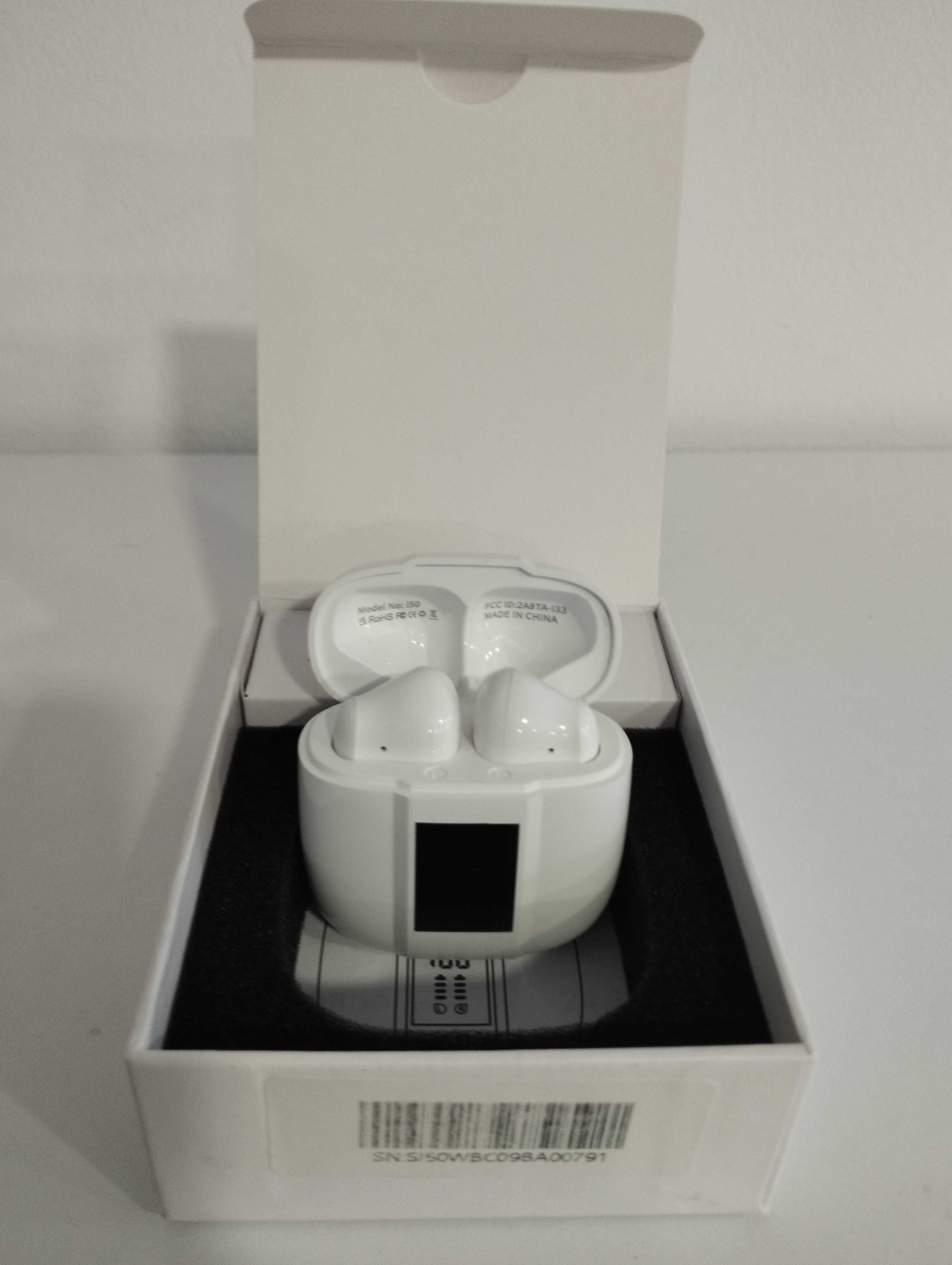 Renimer Bluetooth 5.3 bezprzewodowe słuchawki z 4 mikrofonami I50
