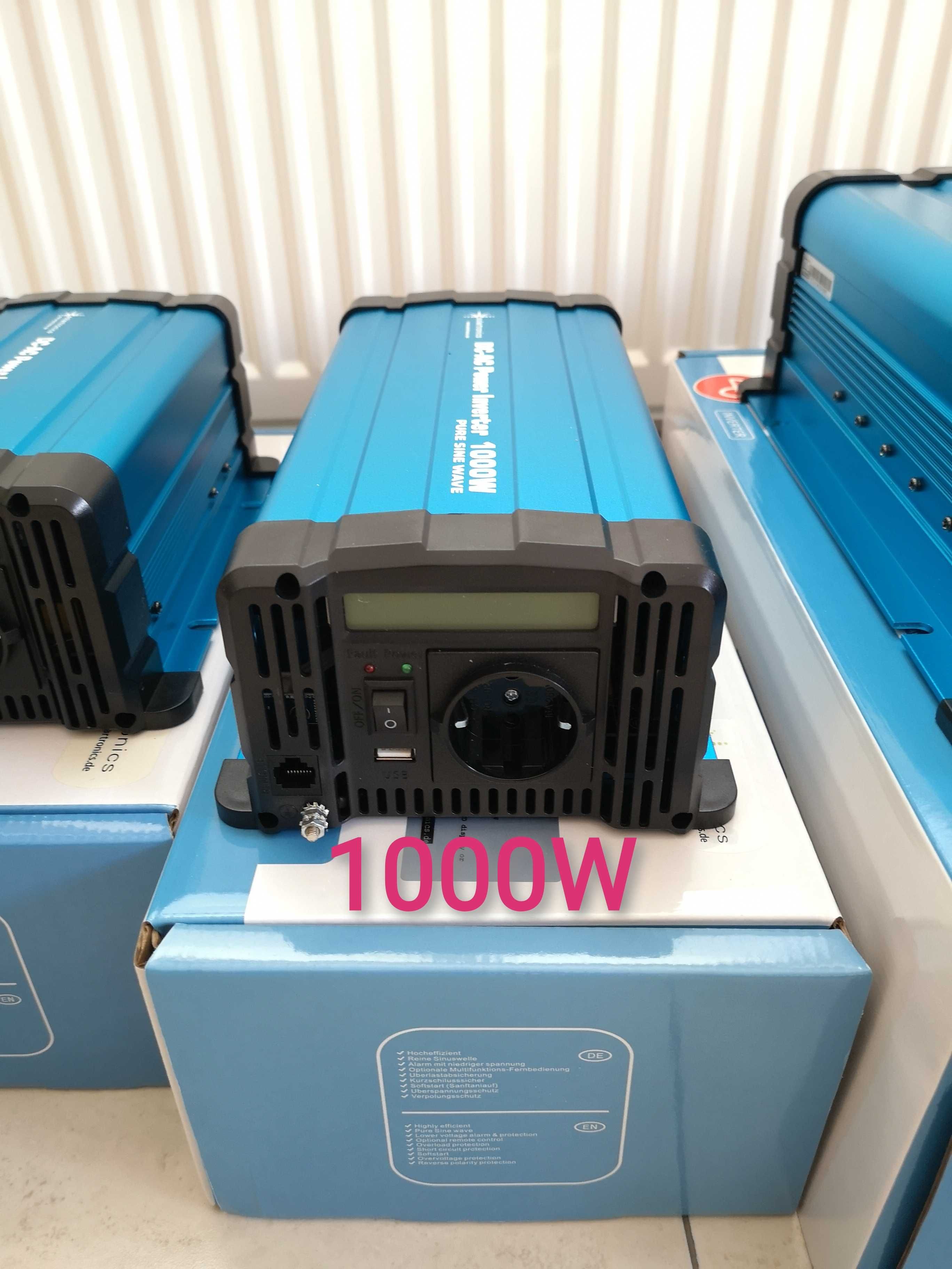 Інвертор 12 220 Solartronics Німеччина   1000W/2000W/1500W/3000W