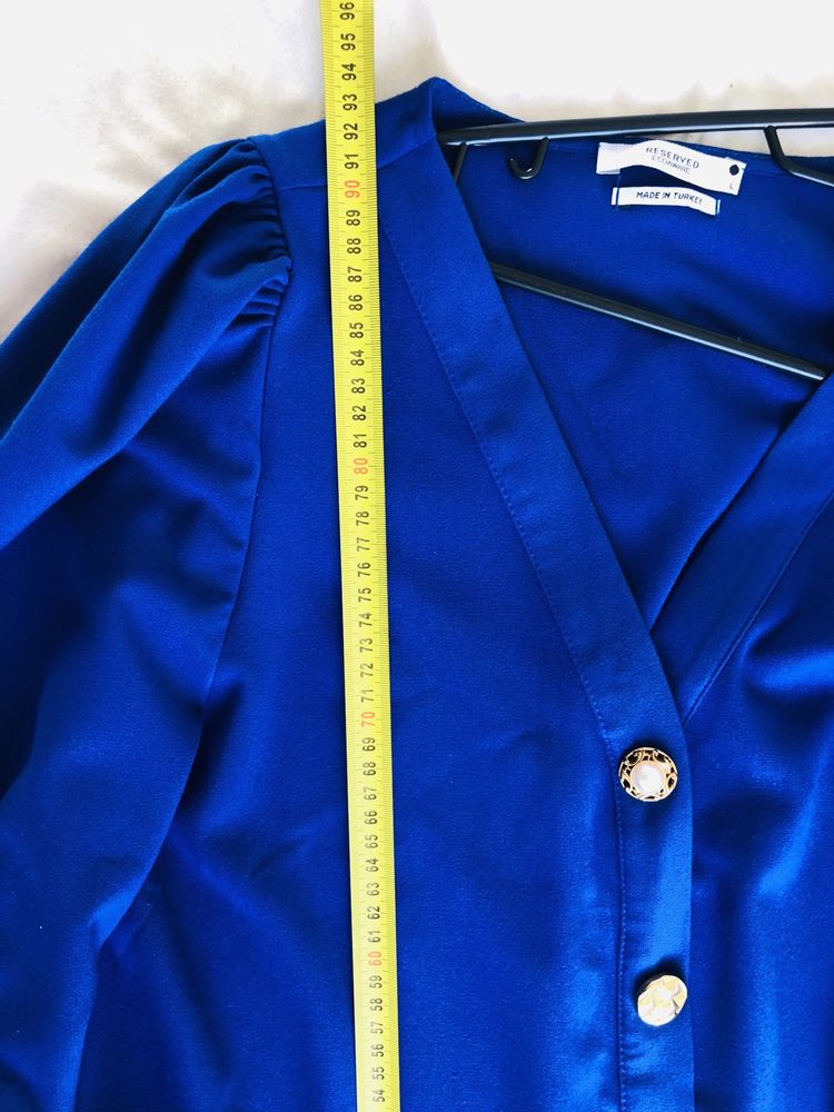 Sukienka Reserved Ecowear i koszula Solar 40 L chabrowa luzny styl
