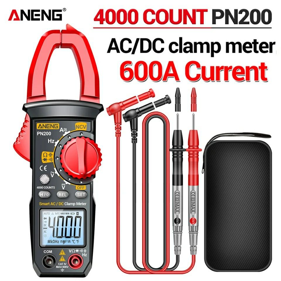 Aneng PN200 токовые клещи постоянного тока мультиметр