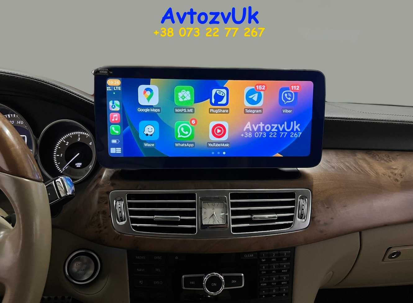 Дисплей W218 Mercedes Benz CLS Class NTG GPS магнитола Android CarPlay