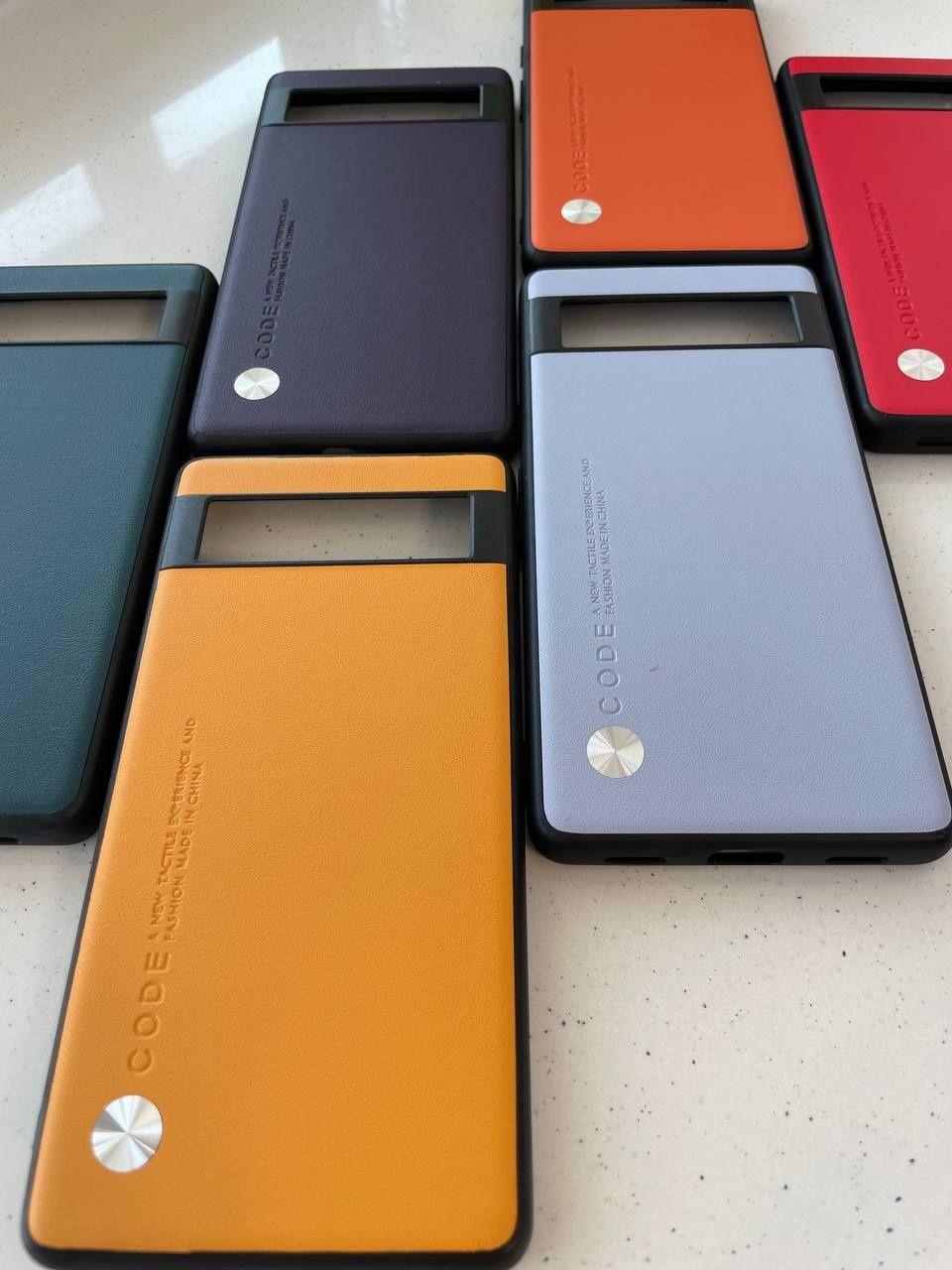 Кожаный чехол для Google Pixel 6 Pro Code LEATHER