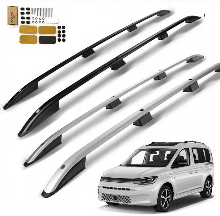 Relingi dachowe bagażnik do VOLKSWAGEN CADDY V SB SK 2020- LONG DŁUGI