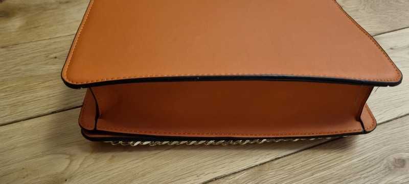 Torebka koniakowy kolor, marka Jenny Fairy, nowa z metką