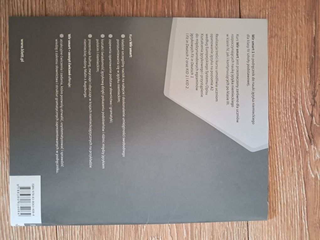 Wir smart 1 ćwiczenia Język niemiecki zestaw ćwiczeń klasa 4