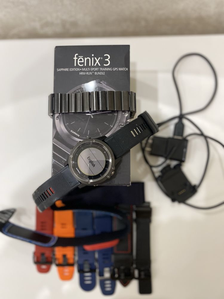 Прдам часы Garmin Fenix 3 sapphire edition