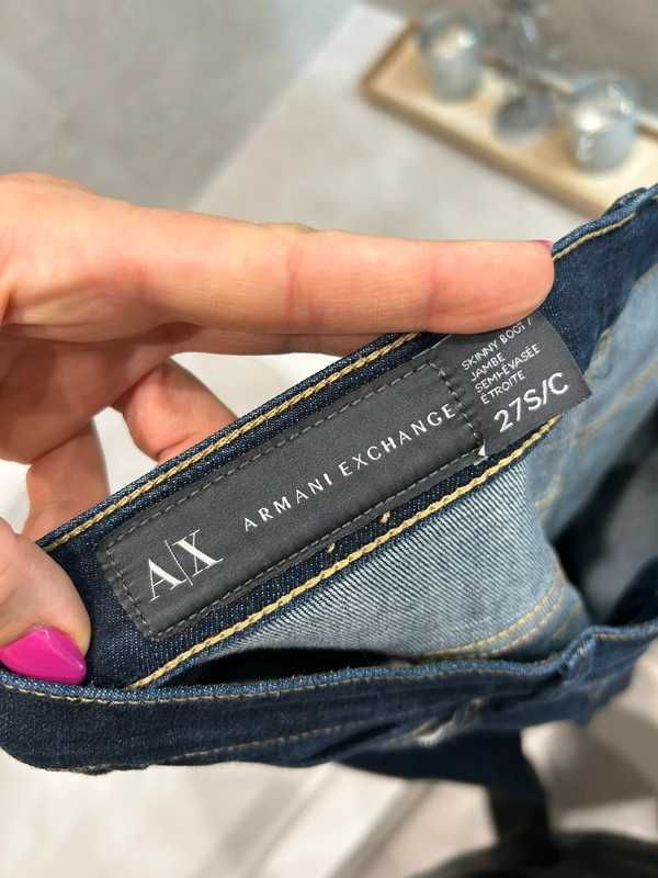 Armani exchange AX 27 s 36 skinny boot jambe dzwony