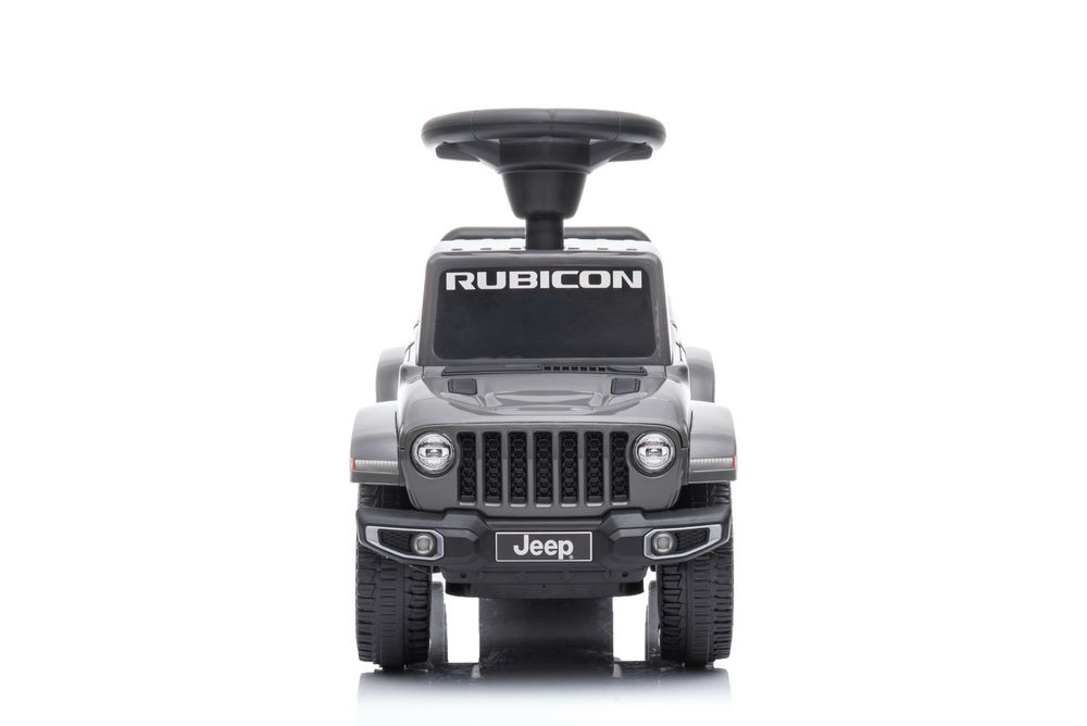 Jeździk odpychacz pchacz z dźwiękiem Jeep auto dla dziecka szary