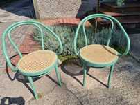 Krzesła fameg fotel B-9 z plecionką rafia thonet