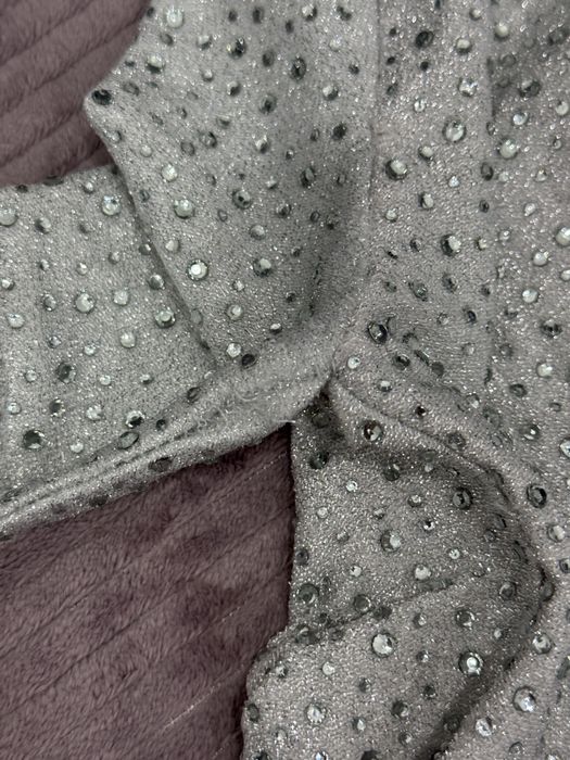 Сухня срібна стрази платье серебро xxs oh polly