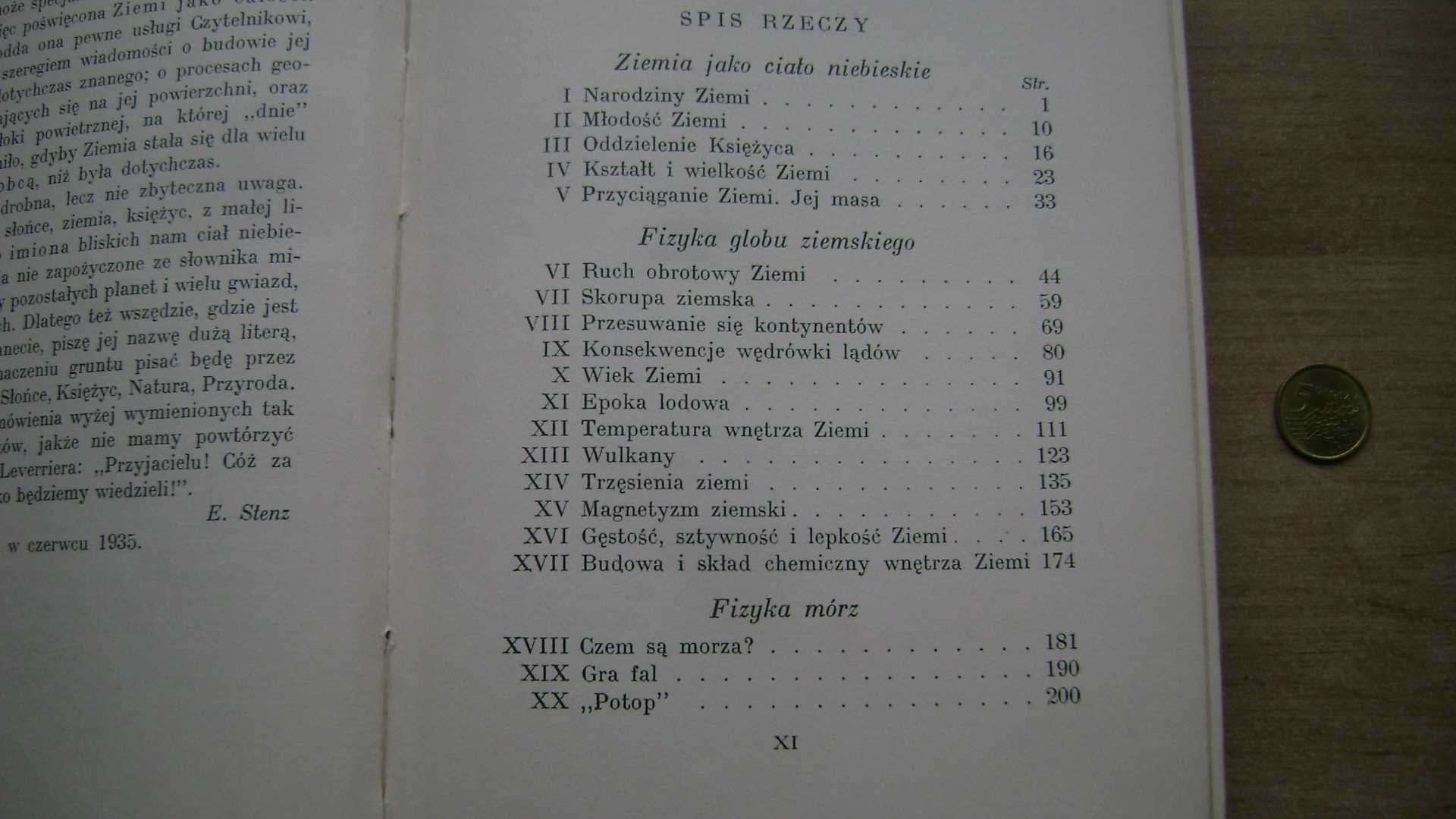 Starocie z PRL - Stare książki polskie edukacyjne = ZIEMIA z 1936 r,