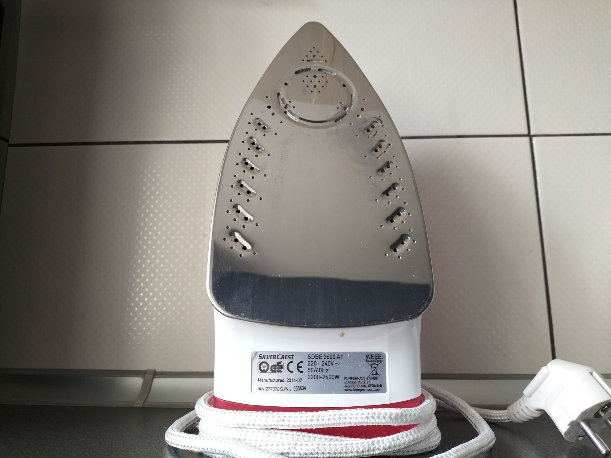 Żelazko silverCrest sdbe2600a1