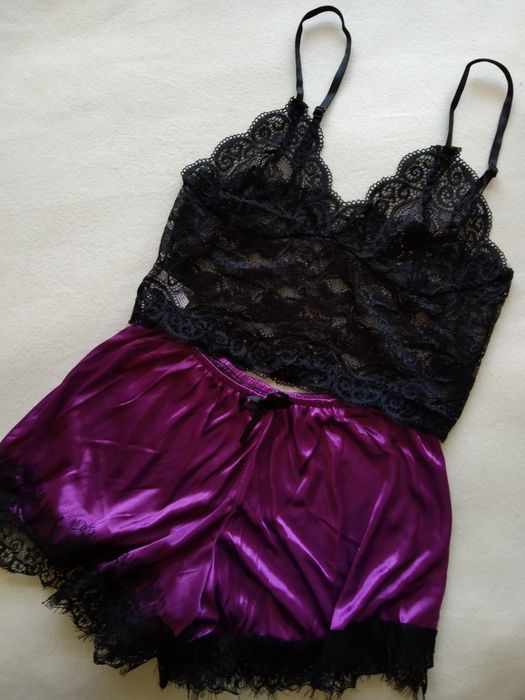 S 36 koronkowy komplet bielizny sexy bielizna erotyczna stanik majtki