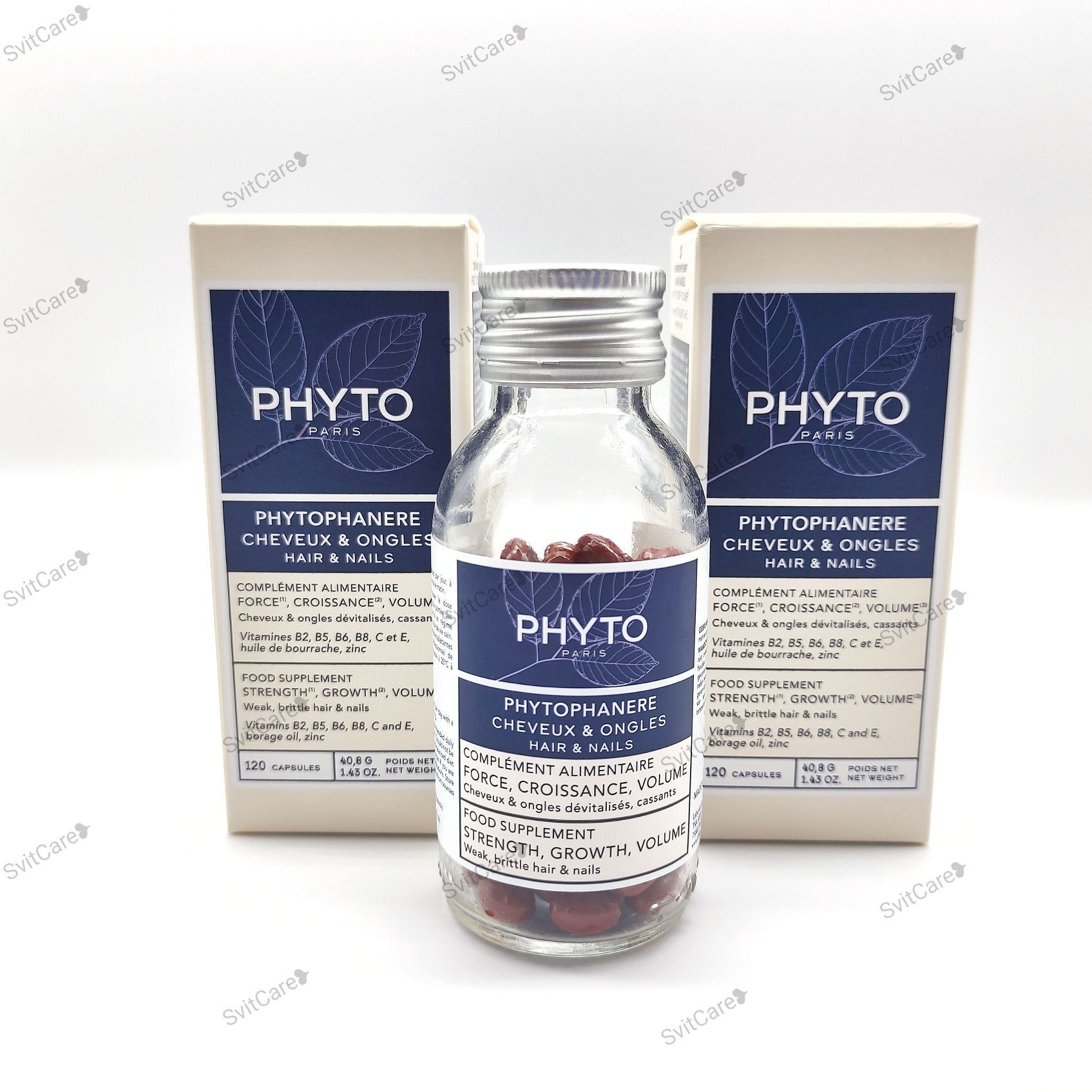 Phyto Phytophanere Hair And Nails вітаміни 120 капсул