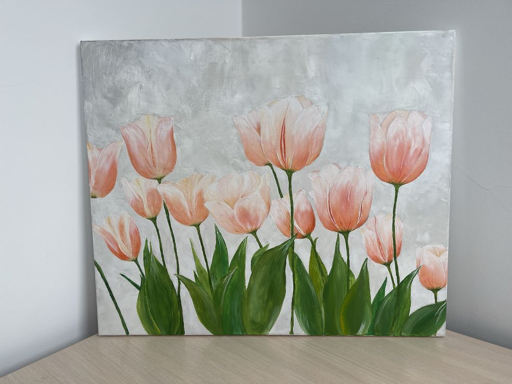 Картина з тюльпанами