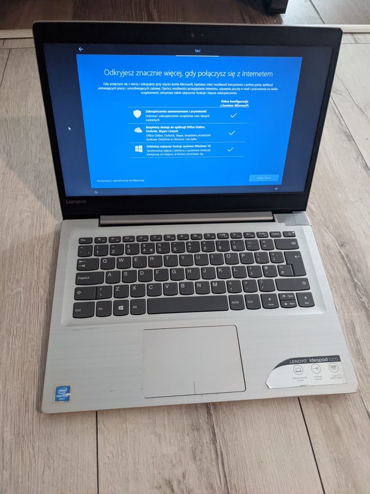 Szybki laptop Lenovo IdeaPad 320s 4GB ram