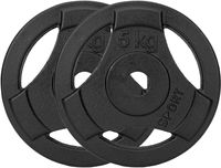 Zestaw obciążeń żeliwnych 2x5kg kierownice krążek talerz 28mm DW