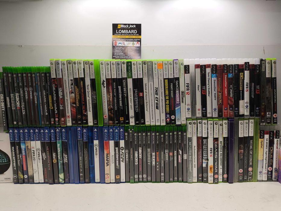 Pad bezprzewodowy do konsoli Xbox 360 Komis Black Jack Sulechów