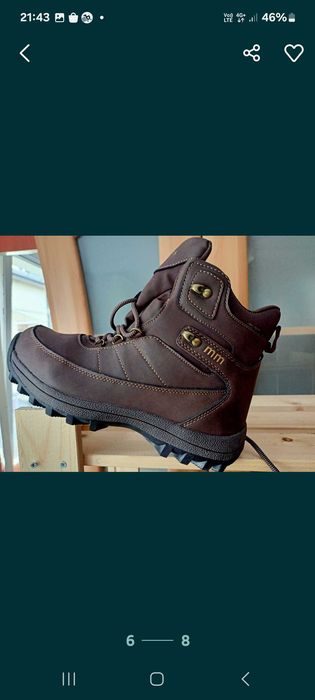 Buty norweskie trekkingowe zimowe