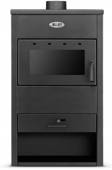 Piec stalowy kominek z płaszczem wodnym 22kW